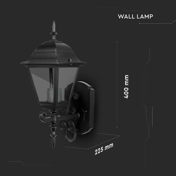 Aplică perete exterior 1xE27/60W/230V IP44