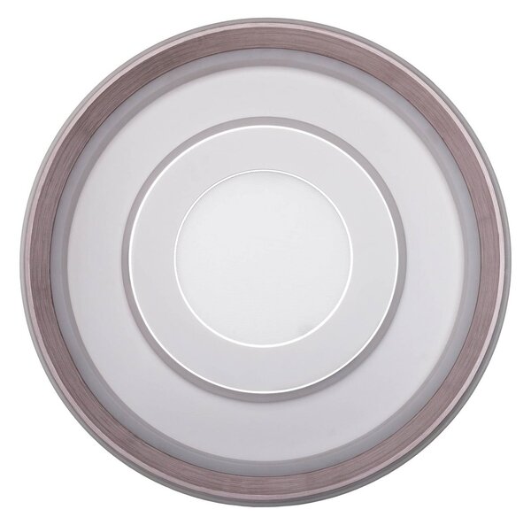 Näve Plafonieră Doira LED, alb, metal, Ø 50 cm, CCT, telecomandă, reglabil, Alb, Camera de zi / sufragerie, Plastic, Modern