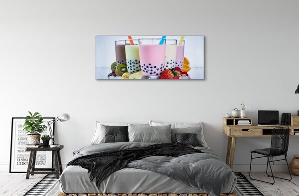 Tablouri canvas lapte shake-uri cu fructe