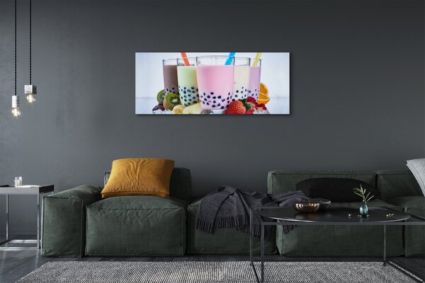 Tablouri canvas lapte shake-uri cu fructe
