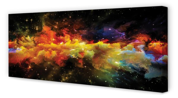 Tablouri canvas modele de fractal galbene