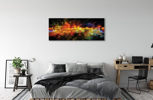 Tablouri canvas modele de fractal galbene