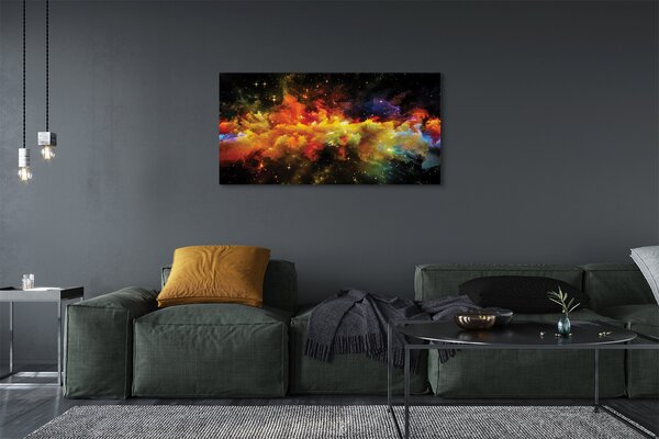 Tablouri canvas modele de fractal galbene