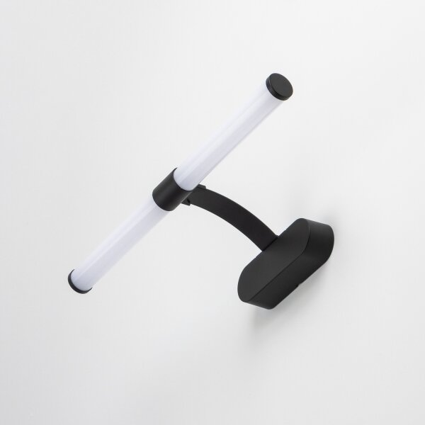 Brilagi - Lampă LED pentru oglindă de baie TUBEO, 6 W, 230 V, 40 cm, IP44, negru