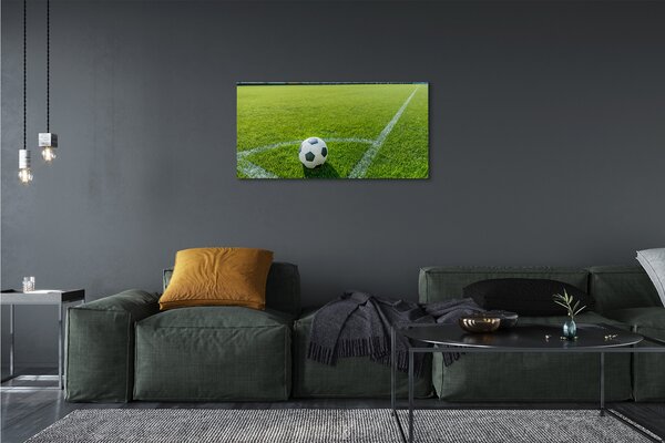 Tablouri canvas Stadionul de fotbal cu gazon