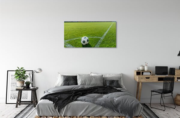 Tablouri canvas Stadionul de fotbal cu gazon