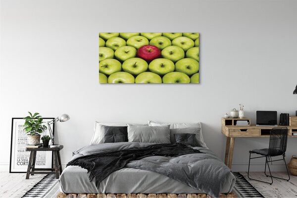 Tablouri canvas mere verzi și roșii