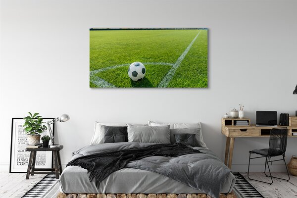 Tablouri canvas Stadionul de fotbal cu gazon