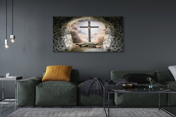 Tablouri canvas Cave lumina Isus eco