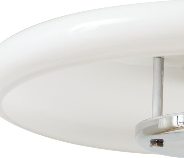 Lindby Lampadar Branford, retro, alb/verde, sticlă opală/marmură, Verde, Camera de zi / sufragerie, Sticlă, Vintage