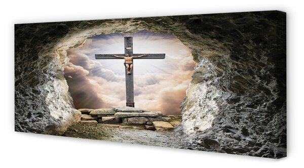 Tablouri canvas Cave lumina Isus eco