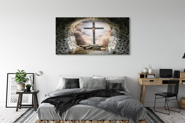 Tablouri canvas Cave lumina Isus eco