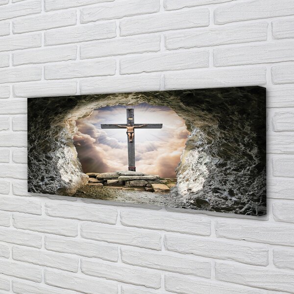 Tablouri canvas Cave lumina Isus eco