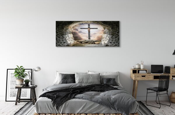 Tablouri canvas Cave lumina Isus eco