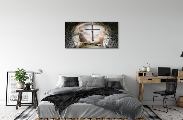 Tablouri canvas Cave lumina Isus eco