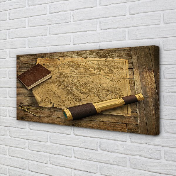 Tablouri canvas harta notebook-uri Vechi