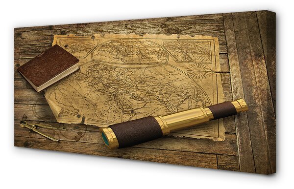 Tablouri canvas harta notebook-uri Vechi