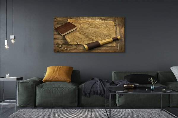 Tablouri canvas harta notebook-uri Vechi