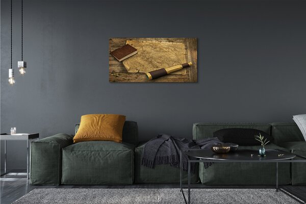 Tablouri canvas harta notebook-uri Vechi