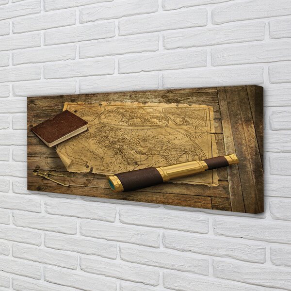 Tablouri canvas harta notebook-uri Vechi
