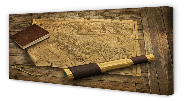 Tablouri canvas harta notebook-uri Vechi
