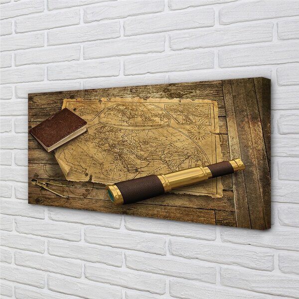 Tablouri canvas harta notebook-uri Vechi