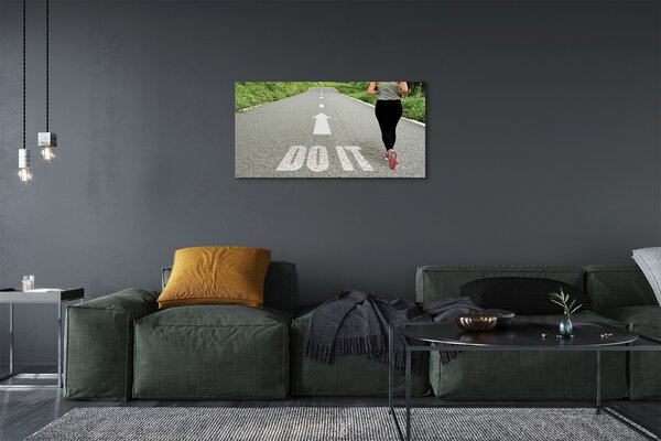 Tablouri canvas curs rutier Femeie