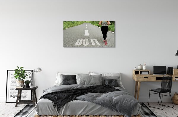 Tablouri canvas curs rutier Femeie