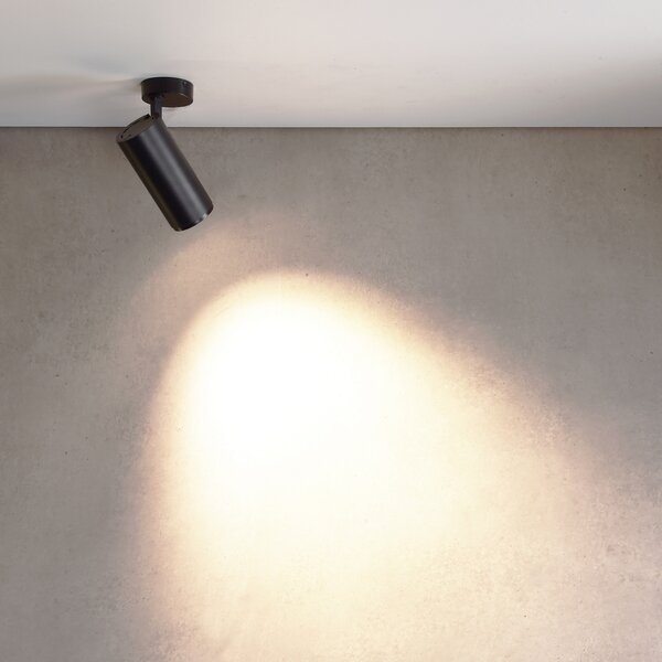 Deko-Light Spot LED pentru tavan Lucea, reglabil, 30 W negru, reglabil, Negru, Camera de zi / sufragerie, Metal, Modern