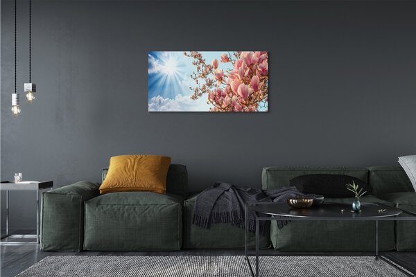 Tablouri canvas Magnolia cer soare