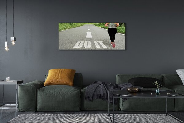 Tablouri canvas curs rutier Femeie
