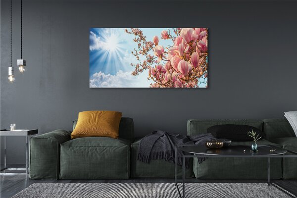 Tablouri canvas Magnolia cer soare