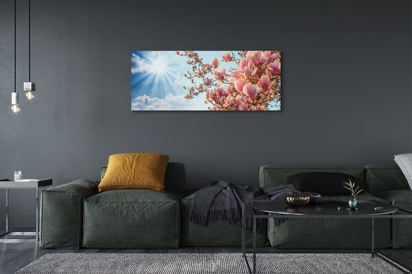 Tablouri canvas Magnolia cer soare