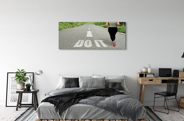 Tablouri canvas curs rutier Femeie