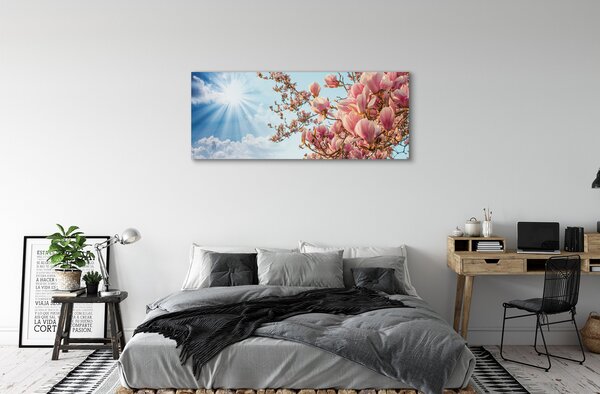 Tablouri canvas Magnolia cer soare
