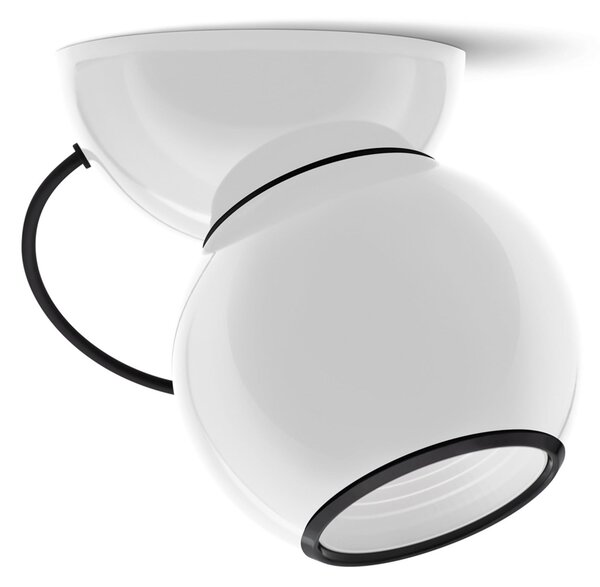 Stilnovo Gravitino plafonieră LED, rotativă, albă, reglabil, Alb, Camera de zi / sufragerie, Metal, Design