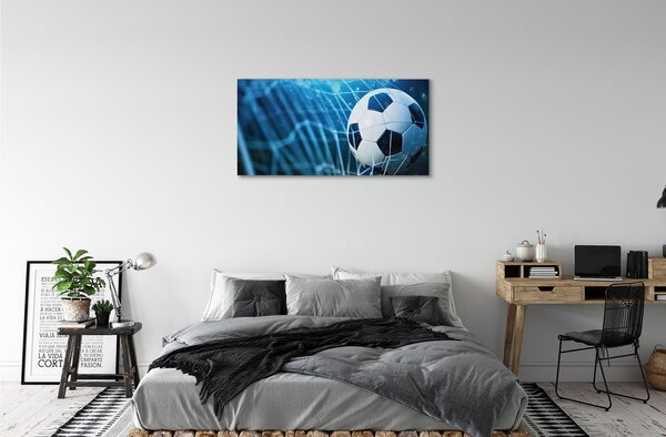 Tablouri canvas Fundal albastru gateway-ul mingii