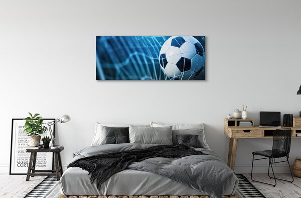 Tablouri canvas Fundal albastru gateway-ul mingii