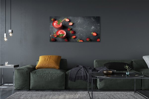 Tablouri canvas Strawberry coctail