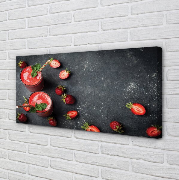 Tablouri canvas Strawberry coctail
