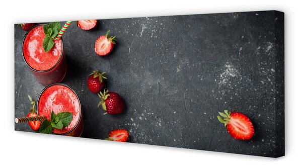 Tablouri canvas Strawberry coctail