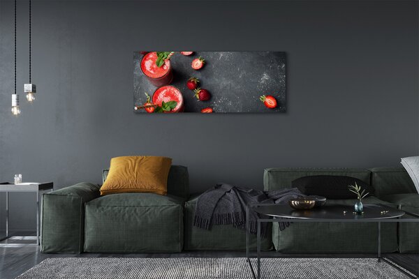 Tablouri canvas Strawberry coctail