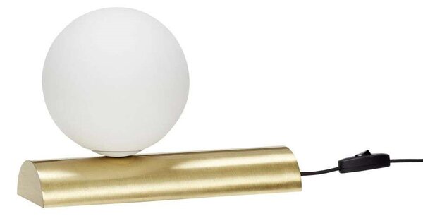 Hübsch - Balance Lampă de Masă Brass/Opal