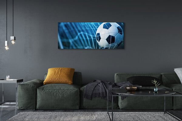 Tablouri canvas Fundal albastru gateway-ul mingii