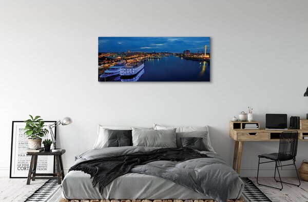 Tablouri canvas Orașul navă mare