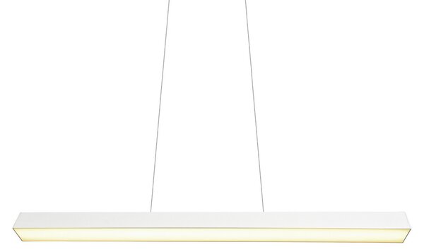 Trio Lighting Paros DUOline lampă suspendată LED grindă, alb mat, reglabil, Alb, Camera de zi / sufragerie, Metal, Modern