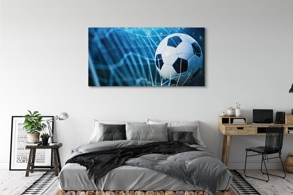 Tablouri canvas Fundal albastru gateway-ul mingii