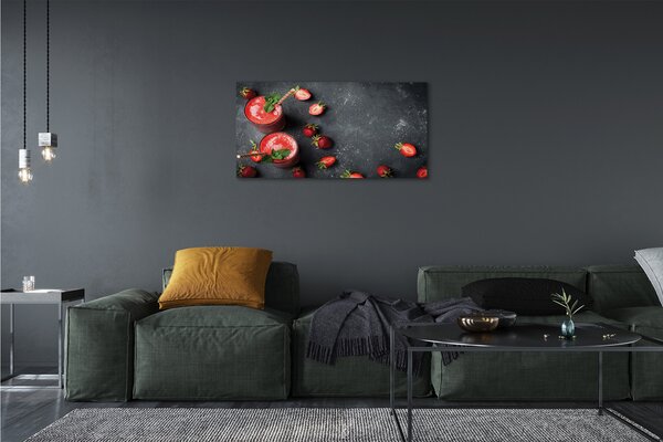 Tablouri canvas Strawberry coctail