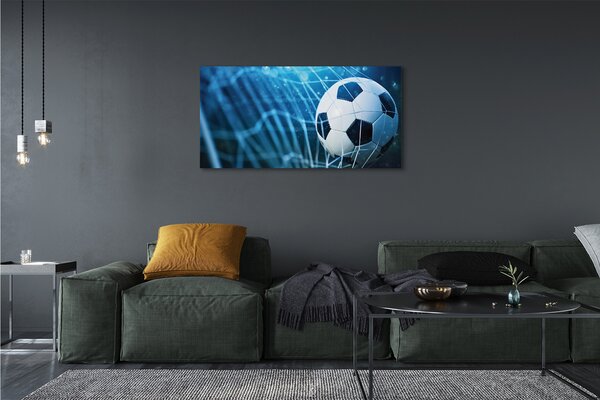 Tablouri canvas Fundal albastru gateway-ul mingii
