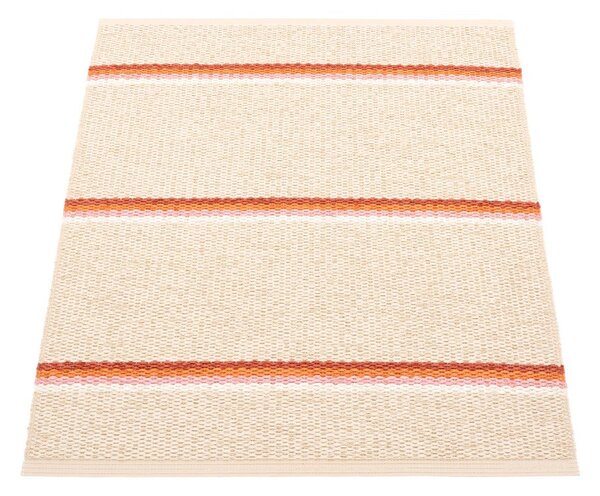 Covor pentru exterior și interior cărămiziu/crem 70x90 cm Olle Brick Cream – Pappelina